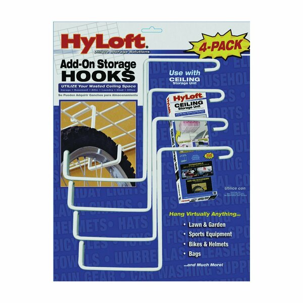 Hyloft Add-On Storage Hooks 4PK 00212